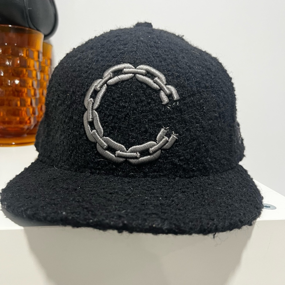 Crooks and Castles Chain Logo Wool Tweed Hat New Era 59Fifty